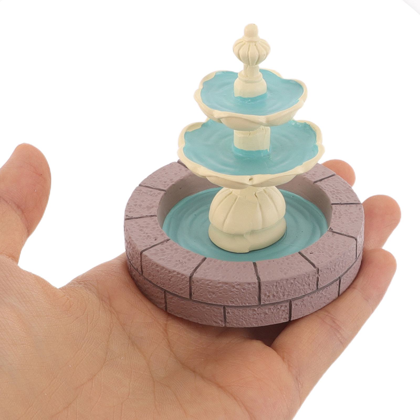 Bonsai Garden Desk - 2Pcs Dekorasi Air Mancur Resin Mini,