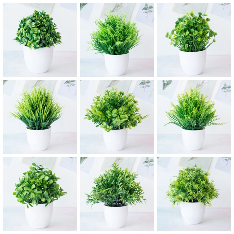 1 buah Tanaman Buatan Hijau Bo - Bonsai Garden Desk ulasan dan harga