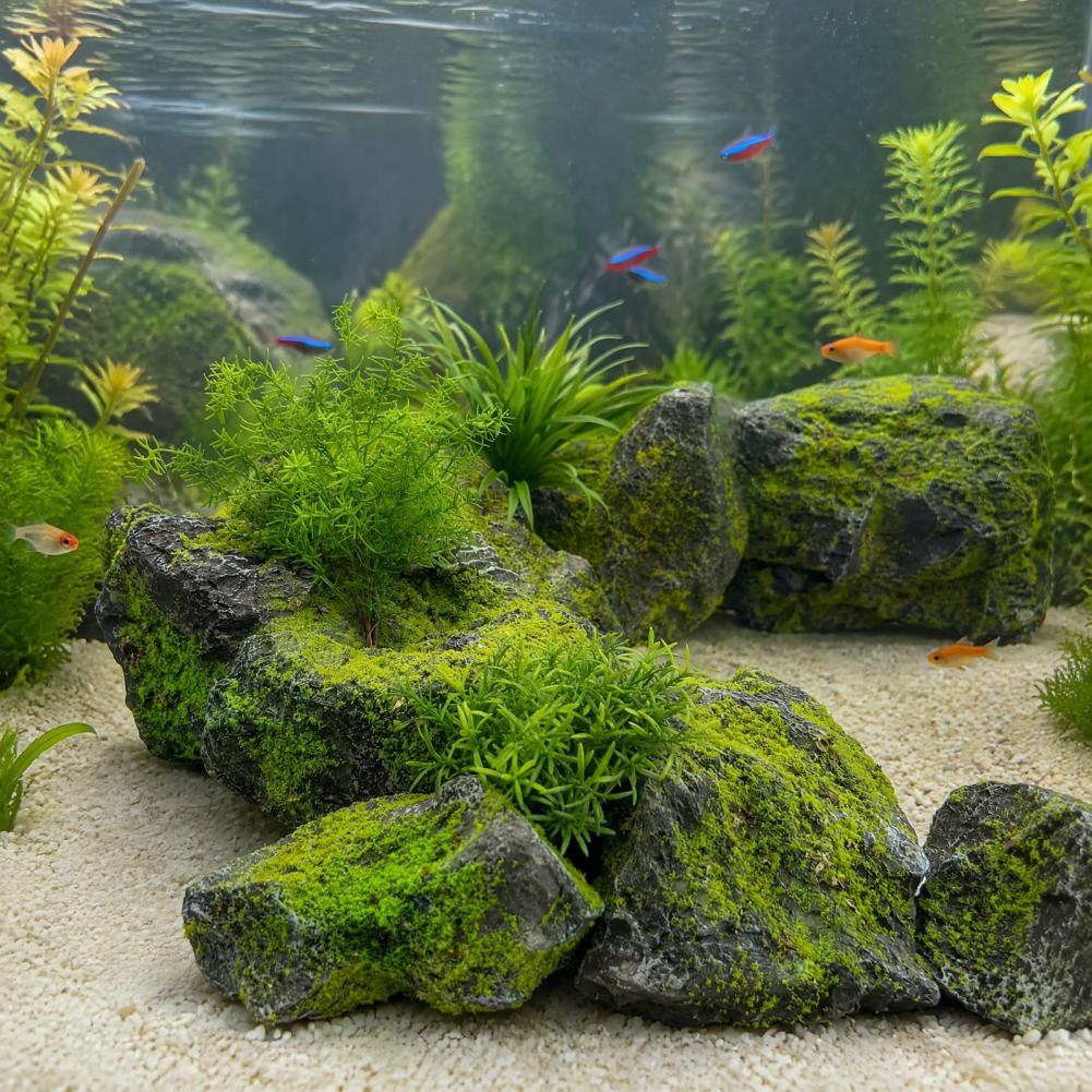Batu Lumut Buatan untuk Lanska - Bonsai Garden With Pond ulasan dan harga