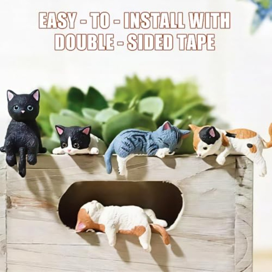 Figur Kucing Miniatur Lucu, De - Bonsai Garden In Japan ulasan dan harga