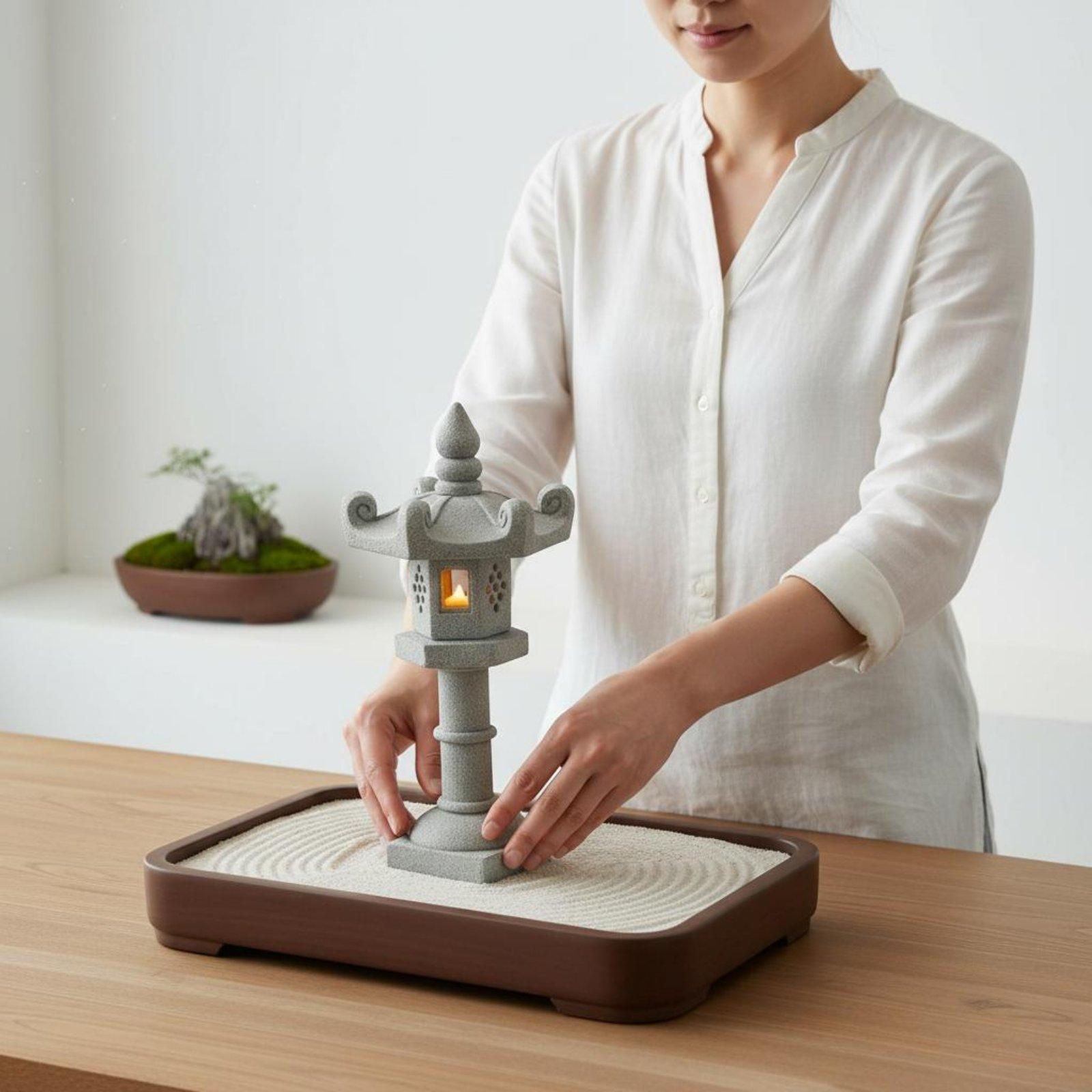 Lentera Lanskap Jepang, Lenter - Bonsai Garden Ornaments ulasan dan harga