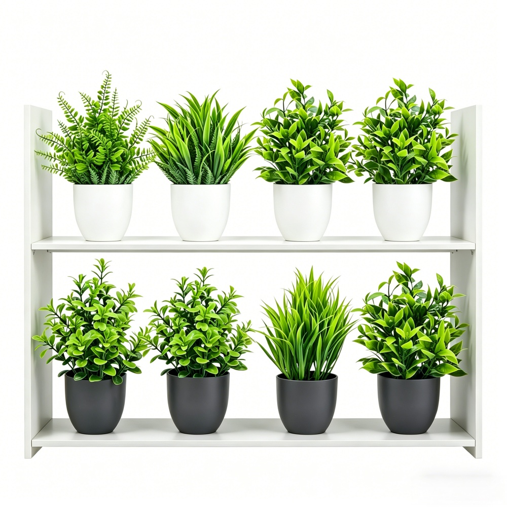 4 Buah/Set Tanaman Buatan Mini - Bonsai Garden Home ulasan dan harga