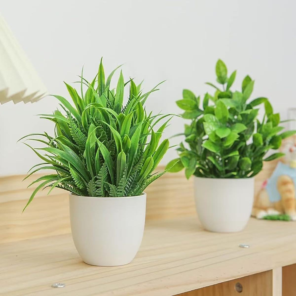 4 Buah/Set Tanaman Buatan Mini - Bonsai Garden Home ulasan dan harga