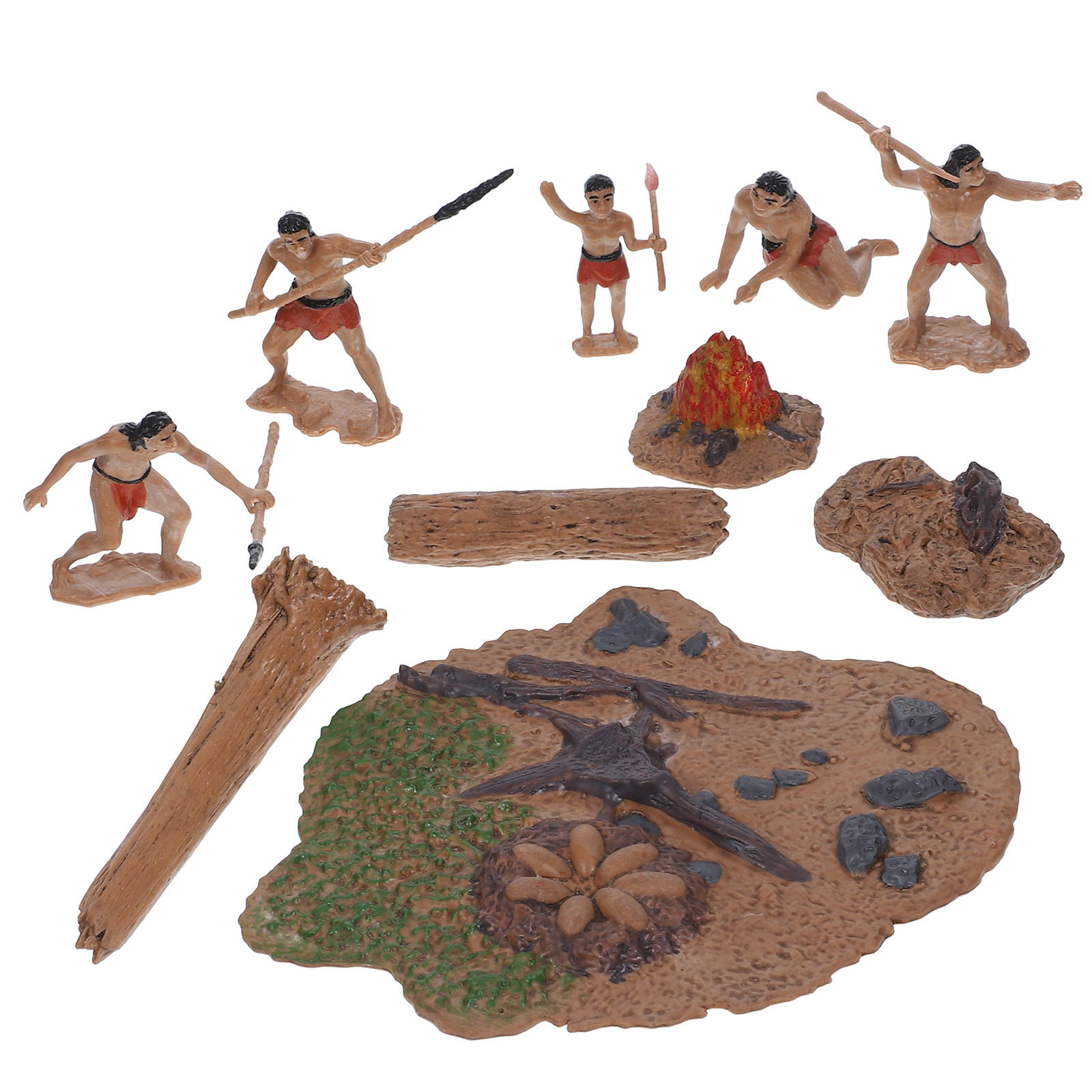 1Set Miniatur Pria Primitif, O - Bonsai Garden Desk ulasan dan harga